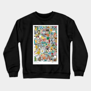 100 Days Poster Crewneck Sweatshirt